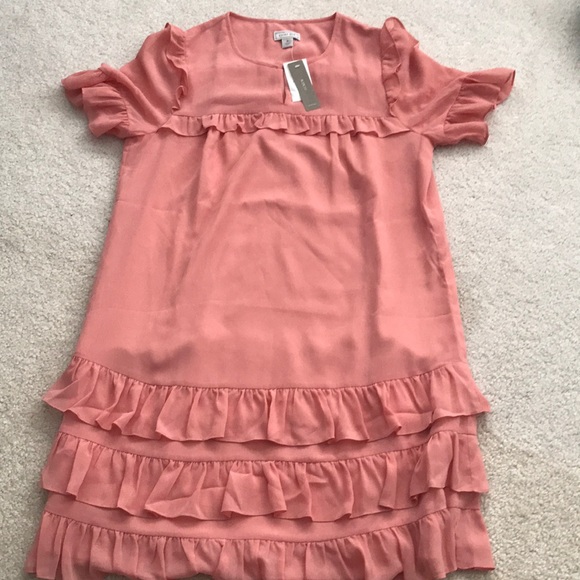 J. Crew Ruffle Dress Size 6 - Picture 2 of 6
